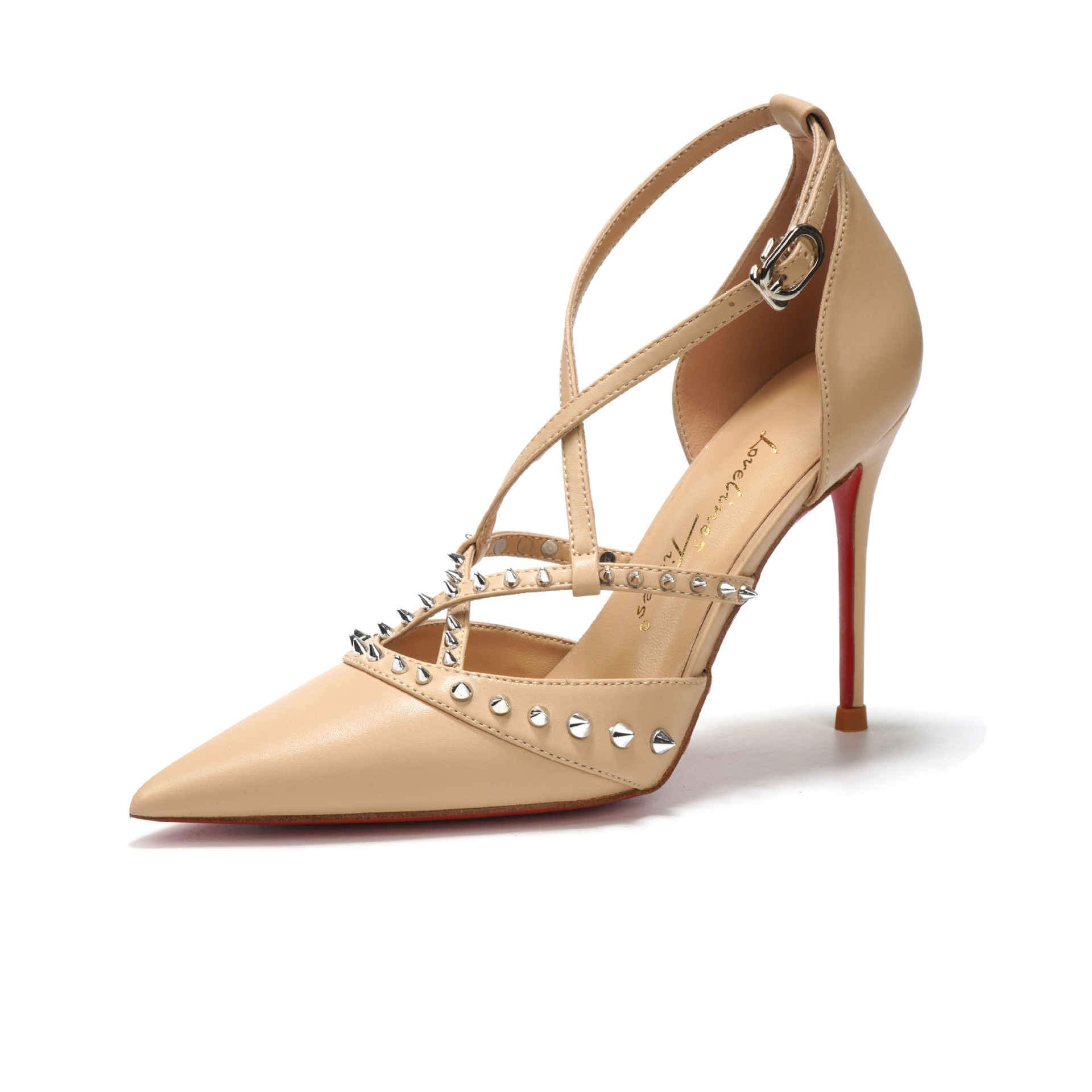 Women'S Fashion Shoes - أحذية امرأة الرجعية الصنادل الخنجر الكعوب
