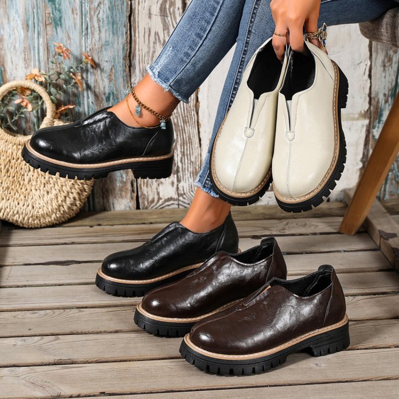 Women'S Fashion Shoes - أحذية نسائية على الطراز البريطاني القديم