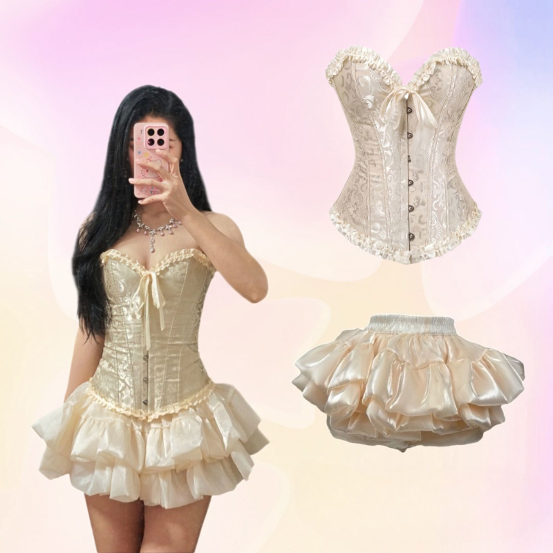 Women'S Fashion Vest Tops - طقم فرنسي أنيق من قطعتين للنساء: