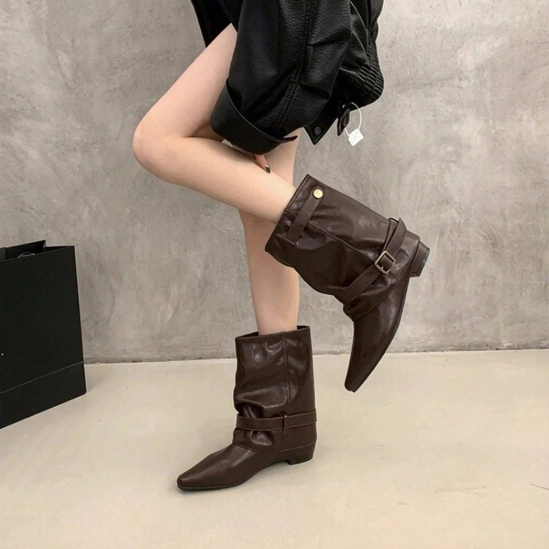 أحذية الكاحل الكلاسيكية للسيدا - مراجعة Women'S Fashion Korea وسعره
