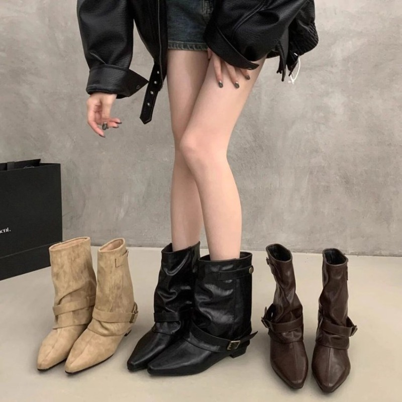 أحذية الكاحل الكلاسيكية للسيدا - مراجعة Women'S Fashion Korea وسعره