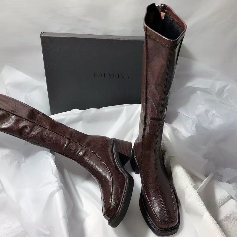 حذاء طويل للنساء ذو مقدمة مستد - مراجعة Women'S Fashion Knee High Boots وسعره