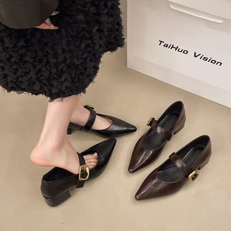 حذاء نسائي جديد ذو كعب منخفض ب - مراجعة Women'S Fashion Shoes وسعره