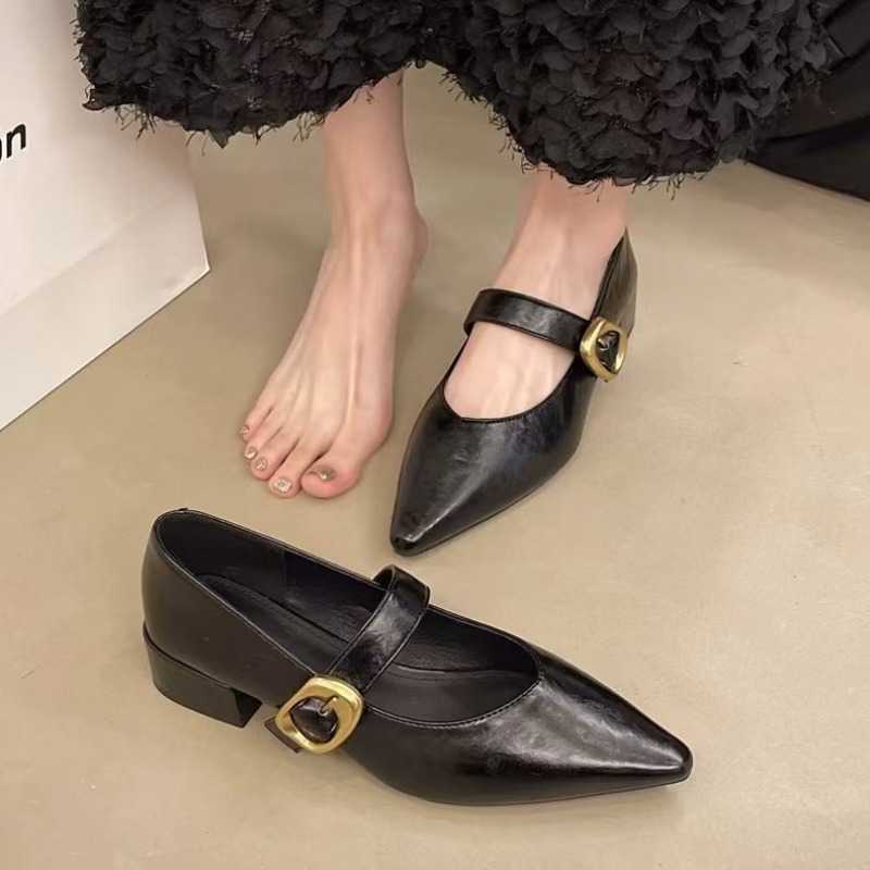 حذاء نسائي جديد ذو كعب منخفض ب - مراجعة Women'S Fashion Shoes وسعره