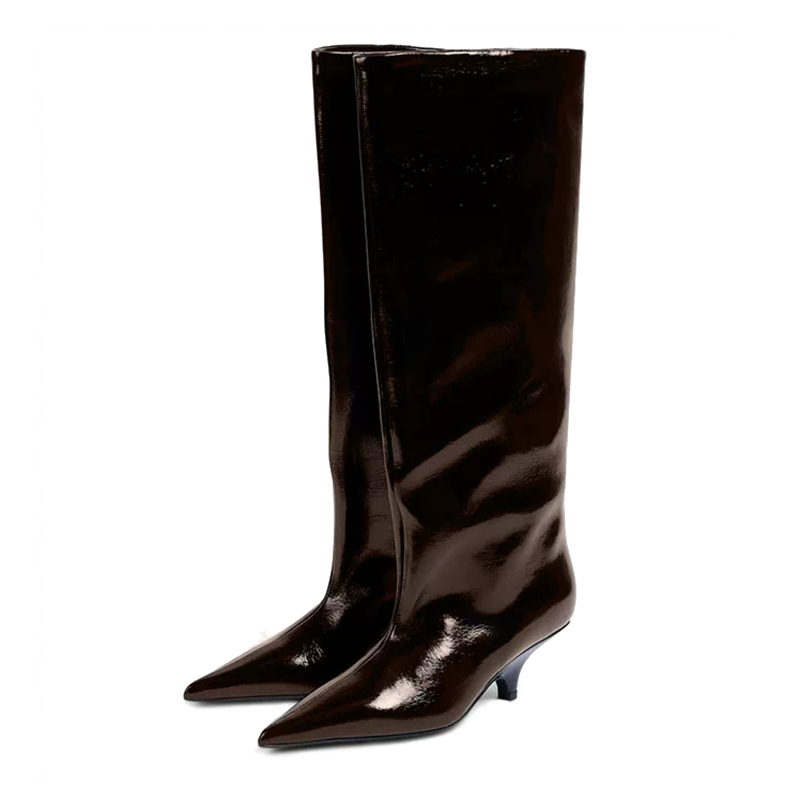 أحذية نسائية طويلة حتى الركبة  - مراجعة Women'S Fashion Knee High Boots وسعره