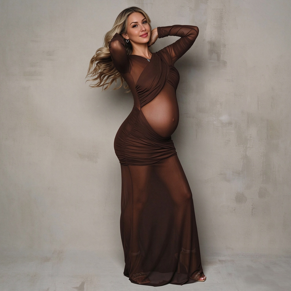 فستان أنيق وعصري من قماش شبكي  - مراجعة Women Fashion Photoshoot وسعره