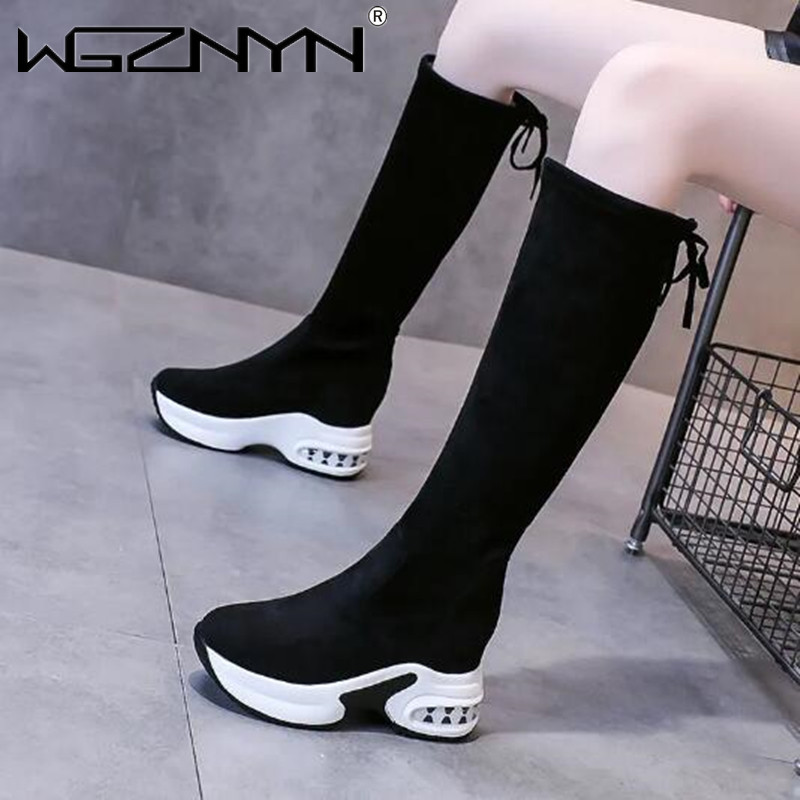 شتاء دافئ مكتنزة منصة أحذية طو - مراجعة Women'S Fashion Knee High Boots وسعره