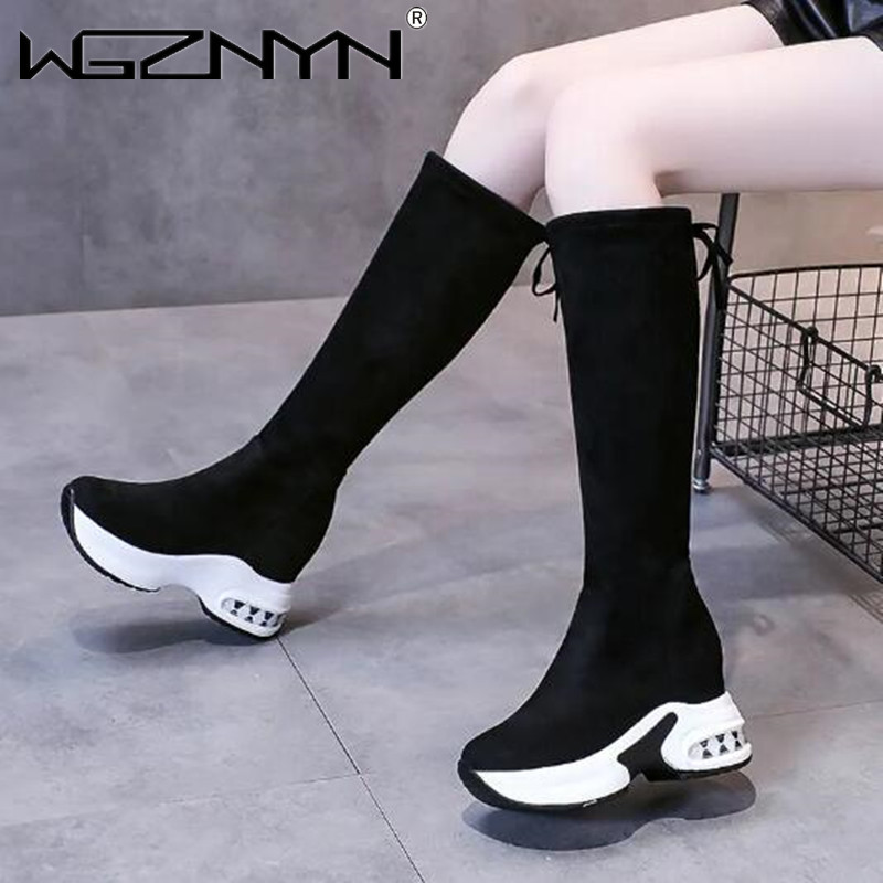 شتاء دافئ مكتنزة منصة أحذية طو - مراجعة Women'S Fashion Knee High Boots وسعره
