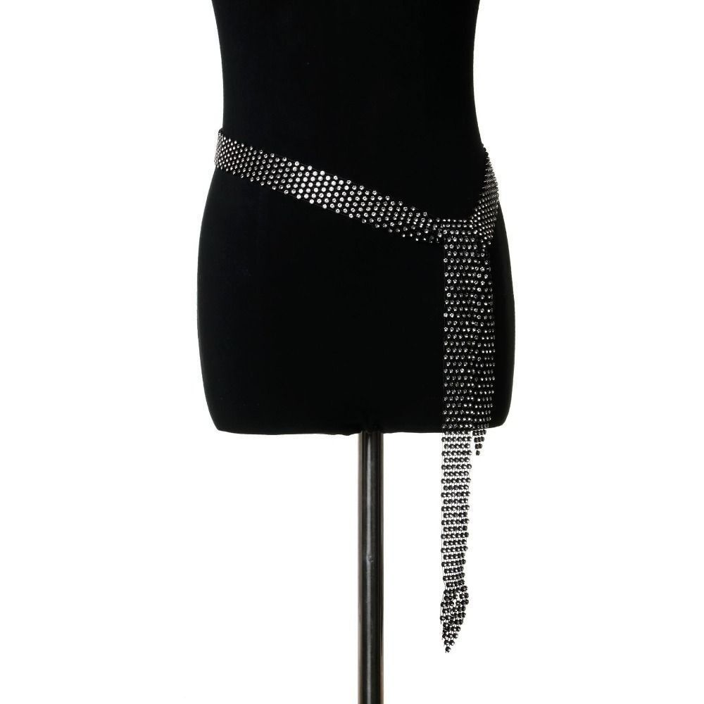 ربطة عنق فاخرة مرصعة بالأحجار  - مراجعة Women Fashion Necktie وسعره