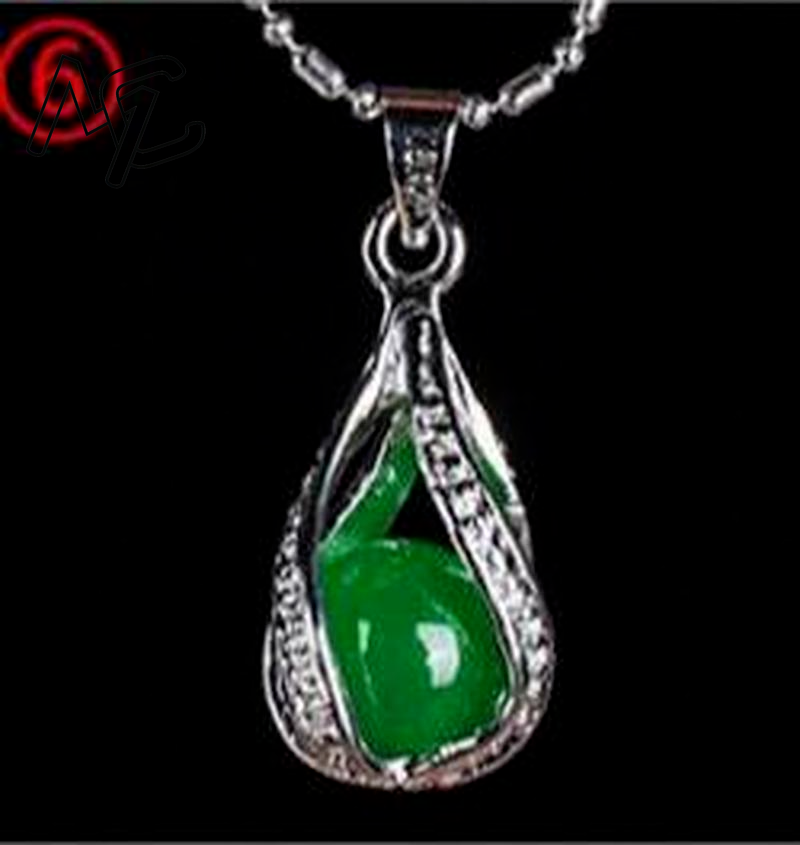 925 الفضة الصينية الأخضر اليشم - مراجعة Women'S Fashion Jewellery وسعره