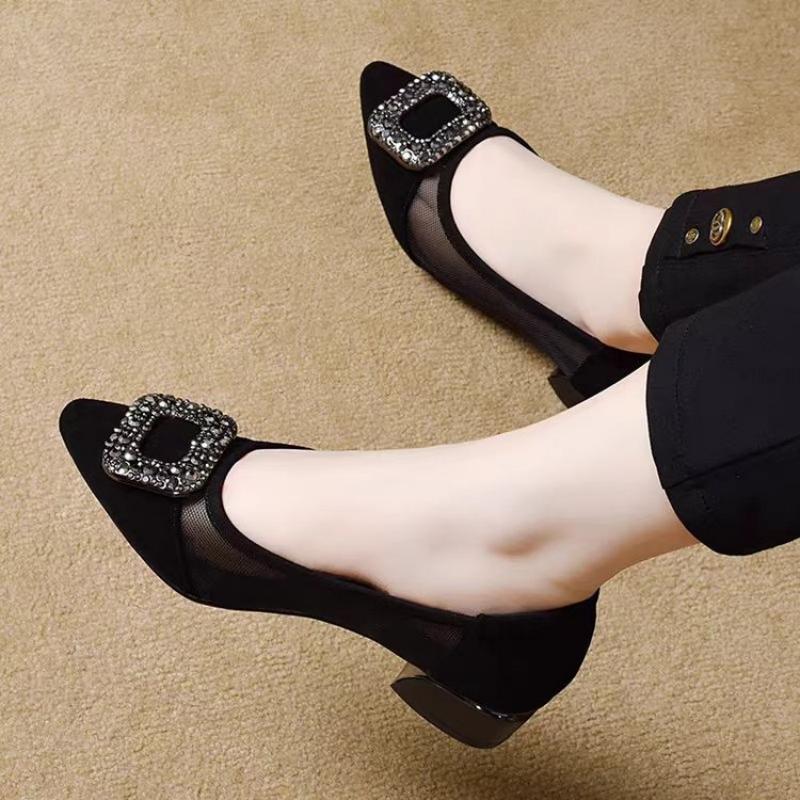 أحذية نسائية أنيقة بكعب مربع و - مراجعة Women'S Fashion Shoes وسعره
