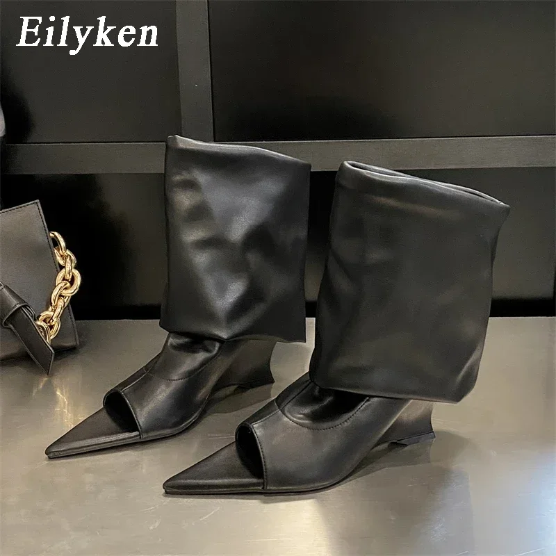 حذاء نسائي بكعب عالٍ من Eilyke - مراجعة Women'S Fashion Knee High Boots وسعره