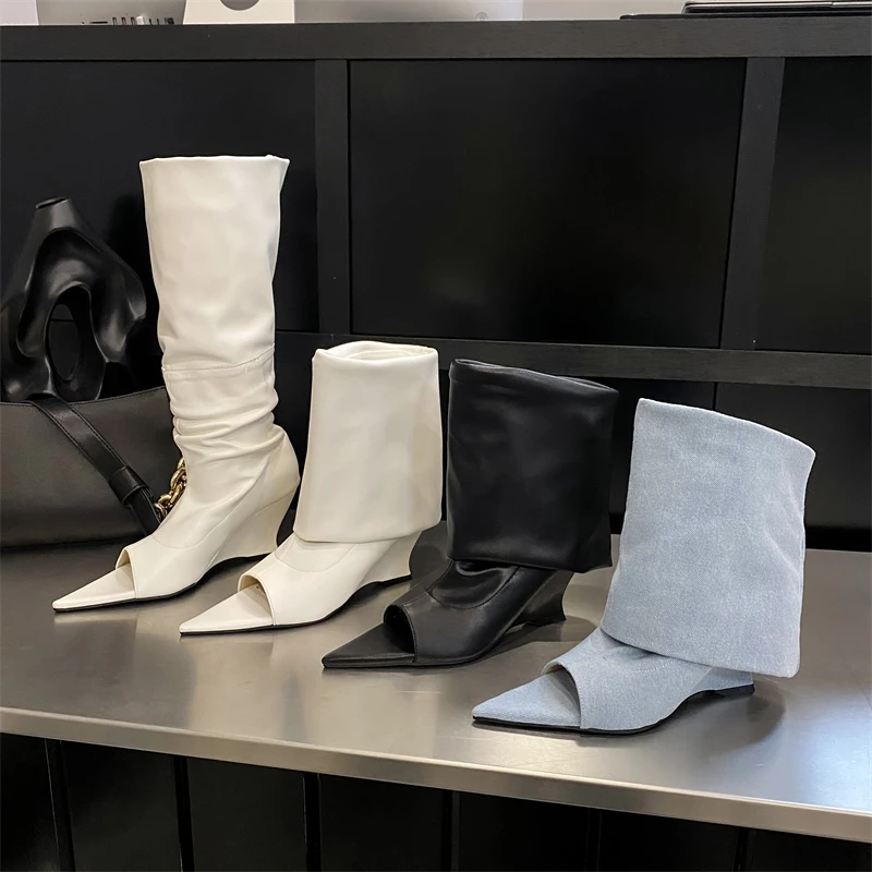 حذاء نسائي بكعب عالٍ من Eilyke - مراجعة Women'S Fashion Knee High Boots وسعره